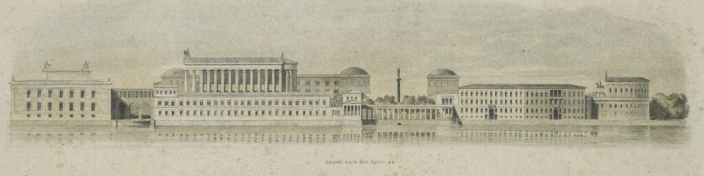 Plan urbanístico F. A. Stüler, Museumsinsel (1841)
