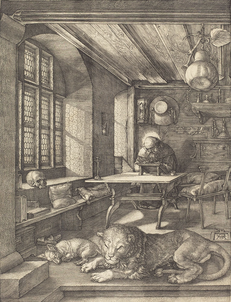 San Jerónimo en su estudio - Albrecht Dürer